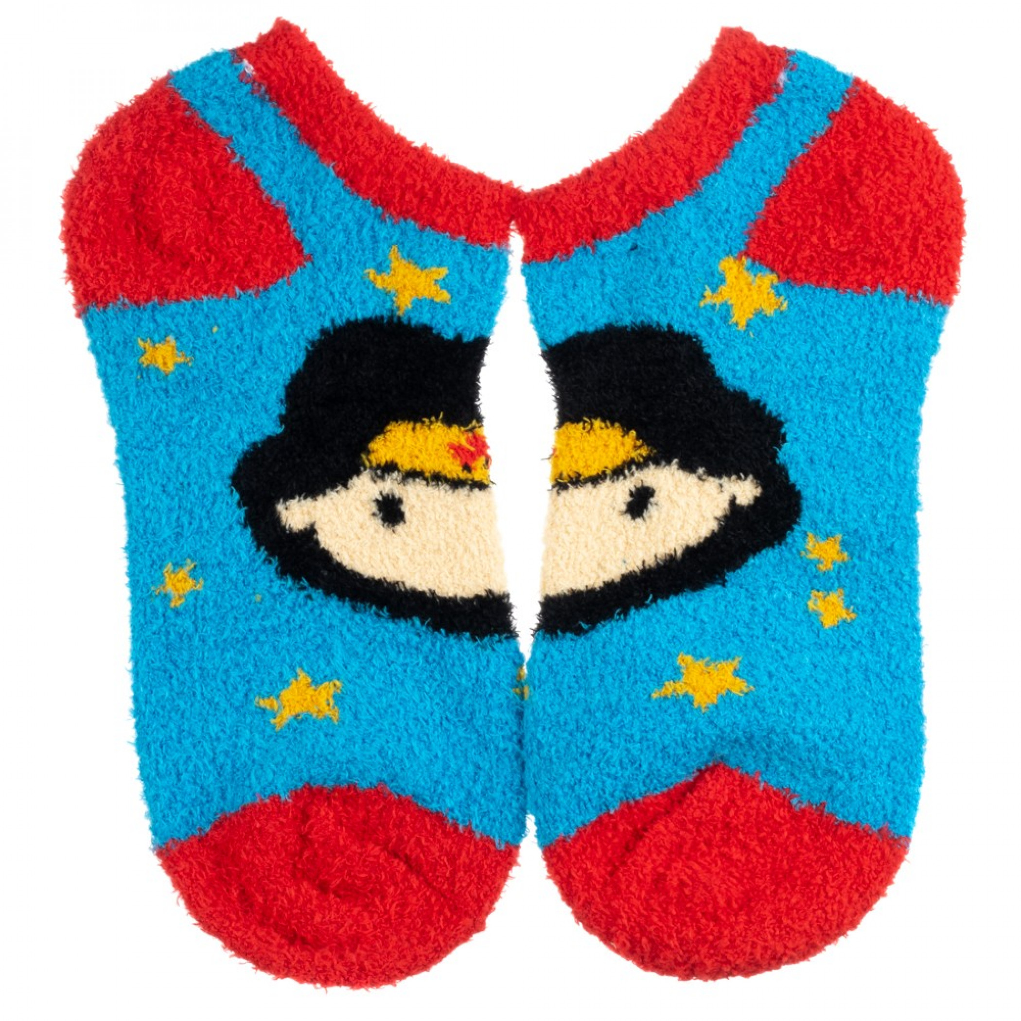 Wonder Woman Fuzzy Chenille Ankle Socks